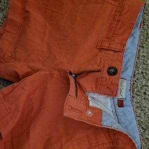Red camel shorts